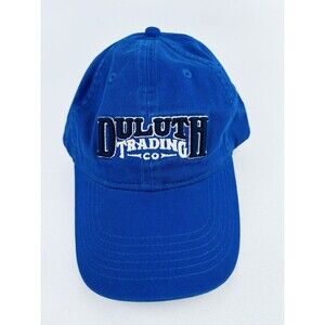 Duluth Trading Co Slideback Baseball Cap Hat  Blue M/L Adjustable Embroidered‎